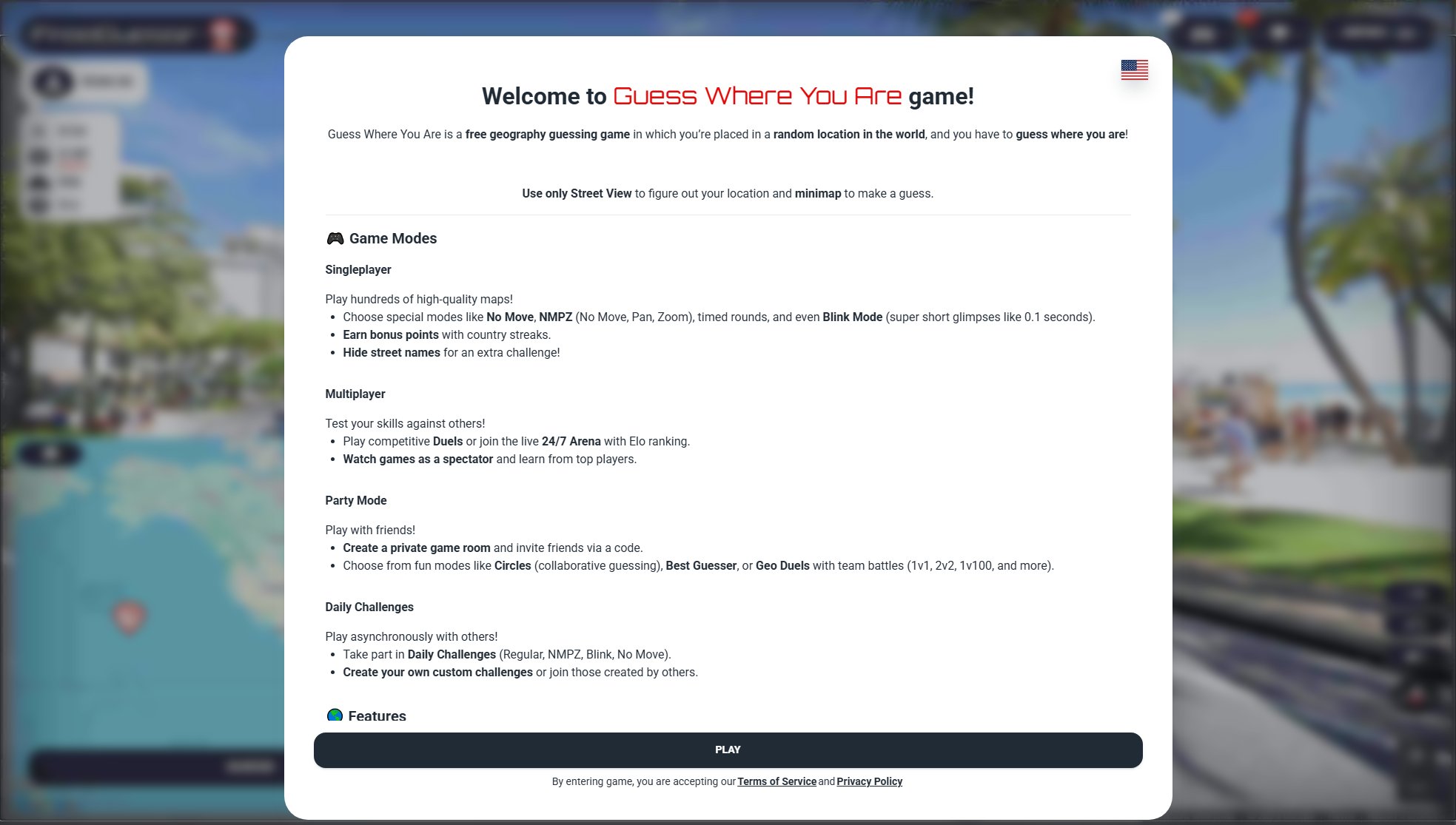 Guess Where You Are Guess Where You Are Interface & Screenshots Guess Where You Are Guess Where You Are Interface & Screenshots