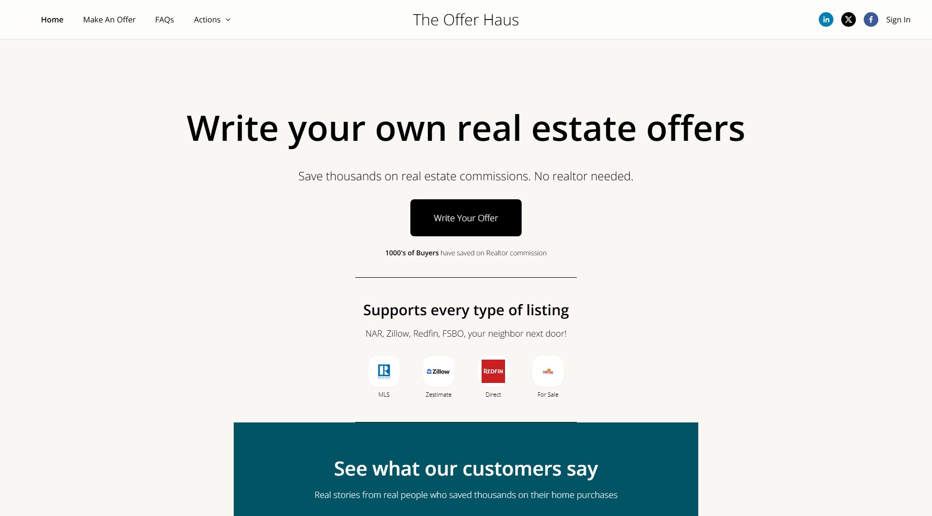 The Offer Haus The Offer Haus Interface & Screenshots