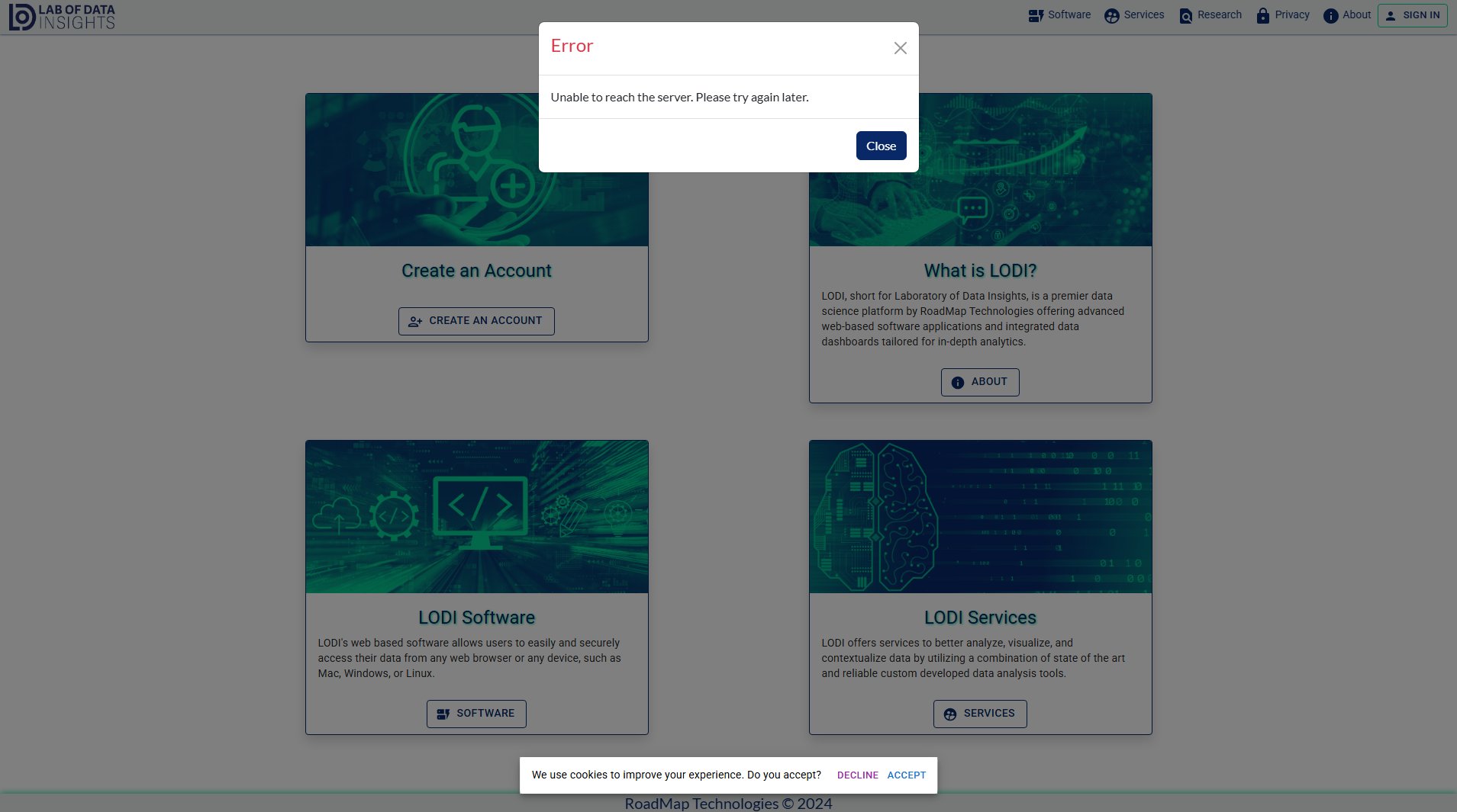 LODI (Laboratory of Data Insights) LODI (Laboratory of Data Insights) Interface & Screenshots