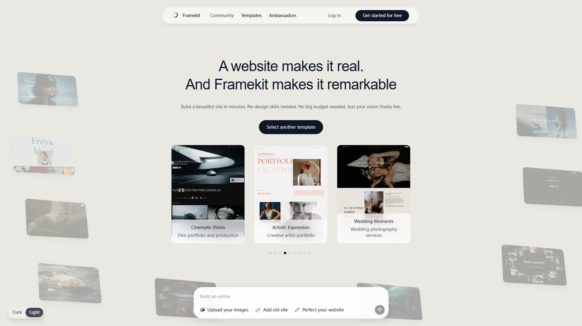 Framekit Framekit Interface & Screenshots