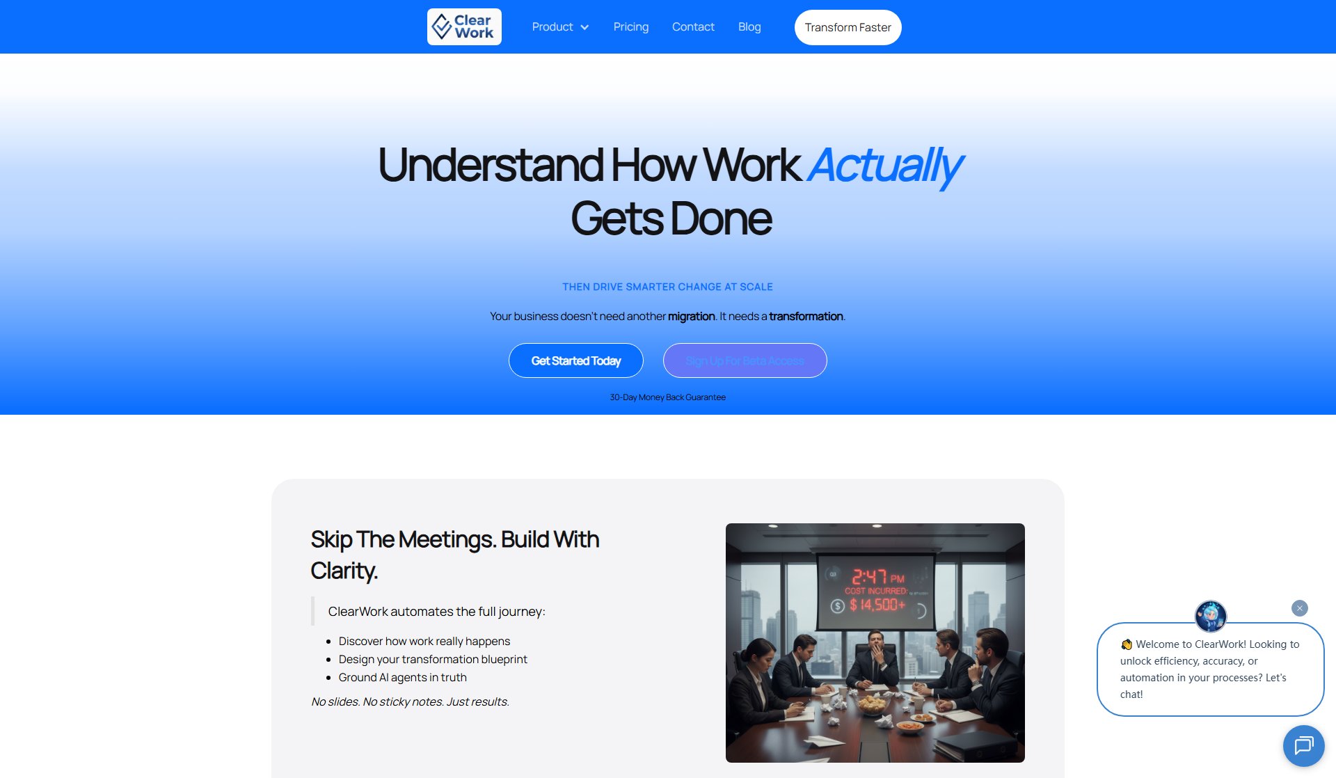 ClearWork ClearWork Interface & Screenshots