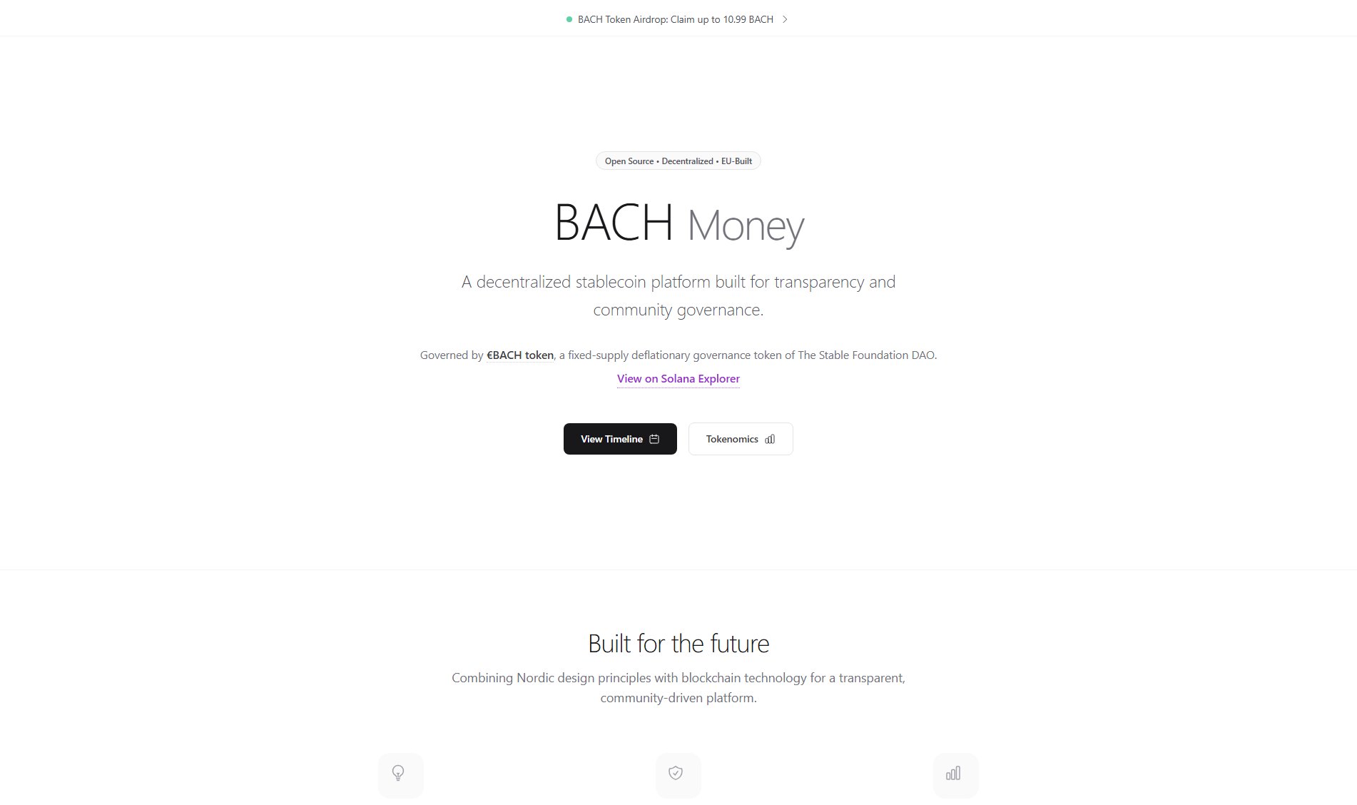 BACH Money BACH Money Interface & Screenshots BACH Money BACH Money Interface & Screenshots