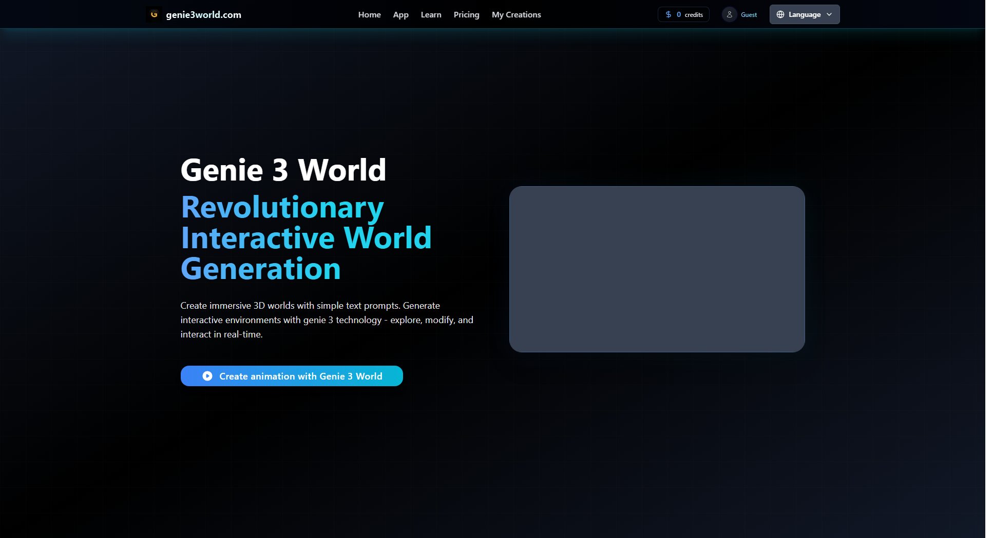 Genie 3 World Screenshot Genie 3 World Screenshot