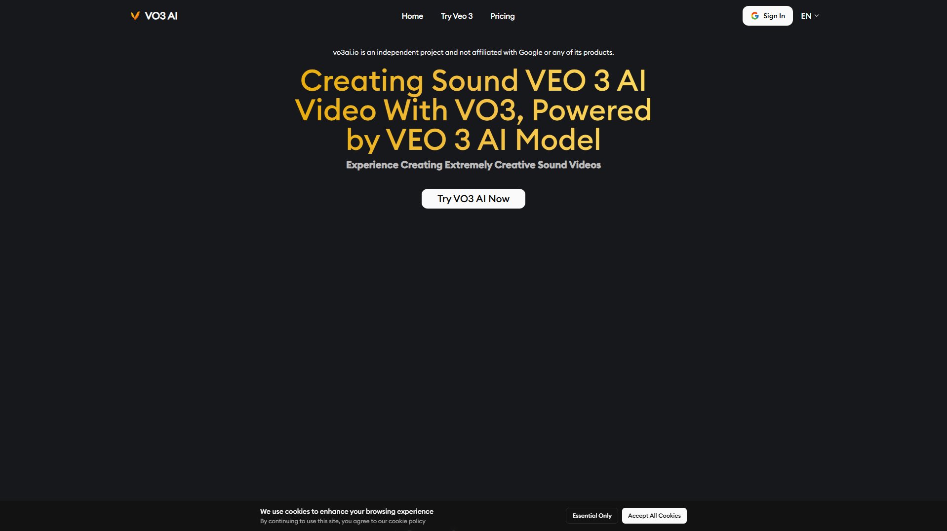 VO3 AI VO3 AI Interface & Screenshots
