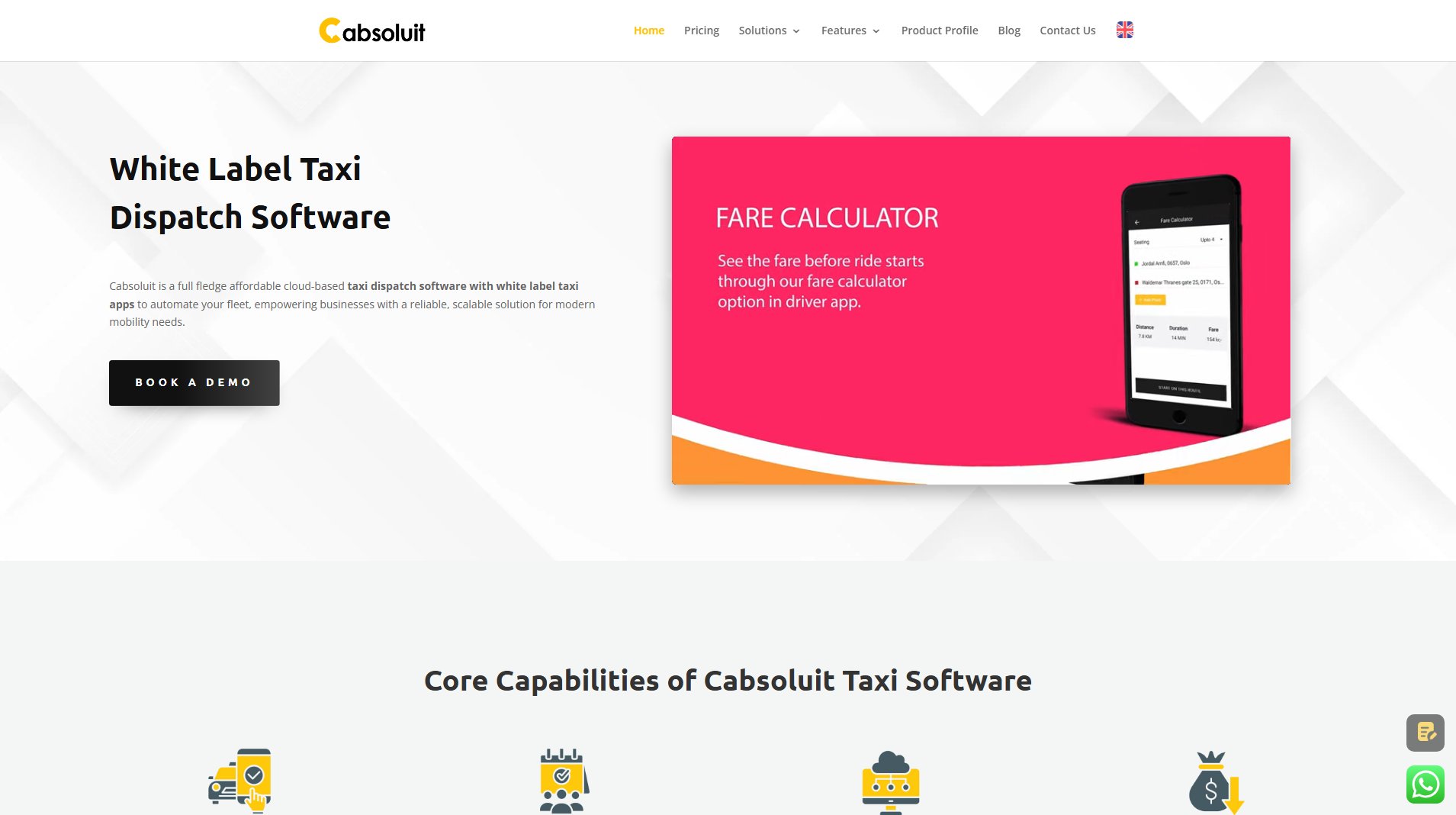 Cabsoluit Cabsoluit Interface & Screenshots Cabsoluit Cabsoluit Interface & Screenshots
