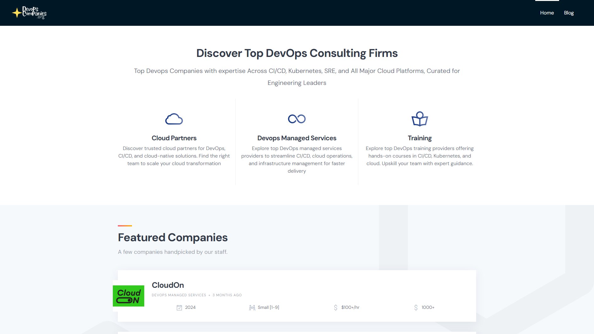 Devops Companies Devops Companies Interface & Screenshots