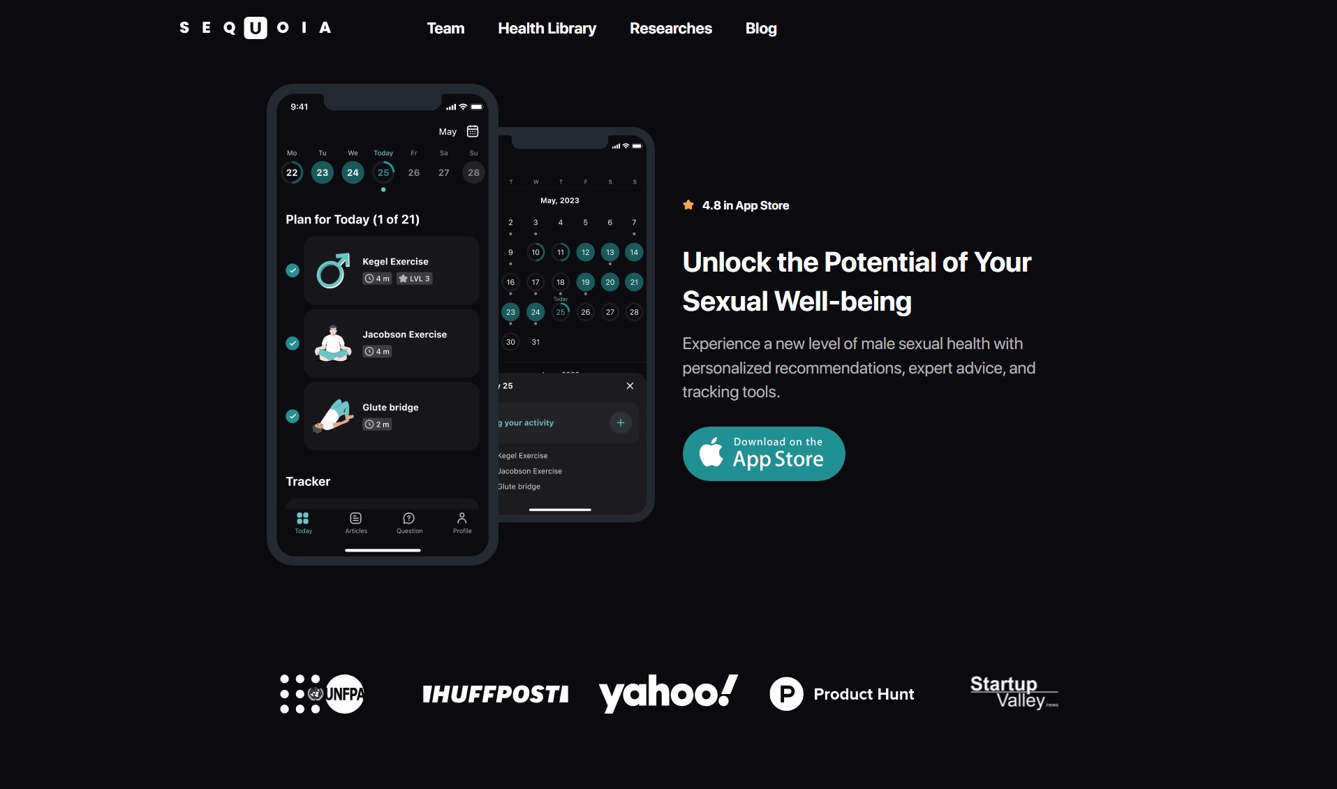 Sequoia Health Screenshot