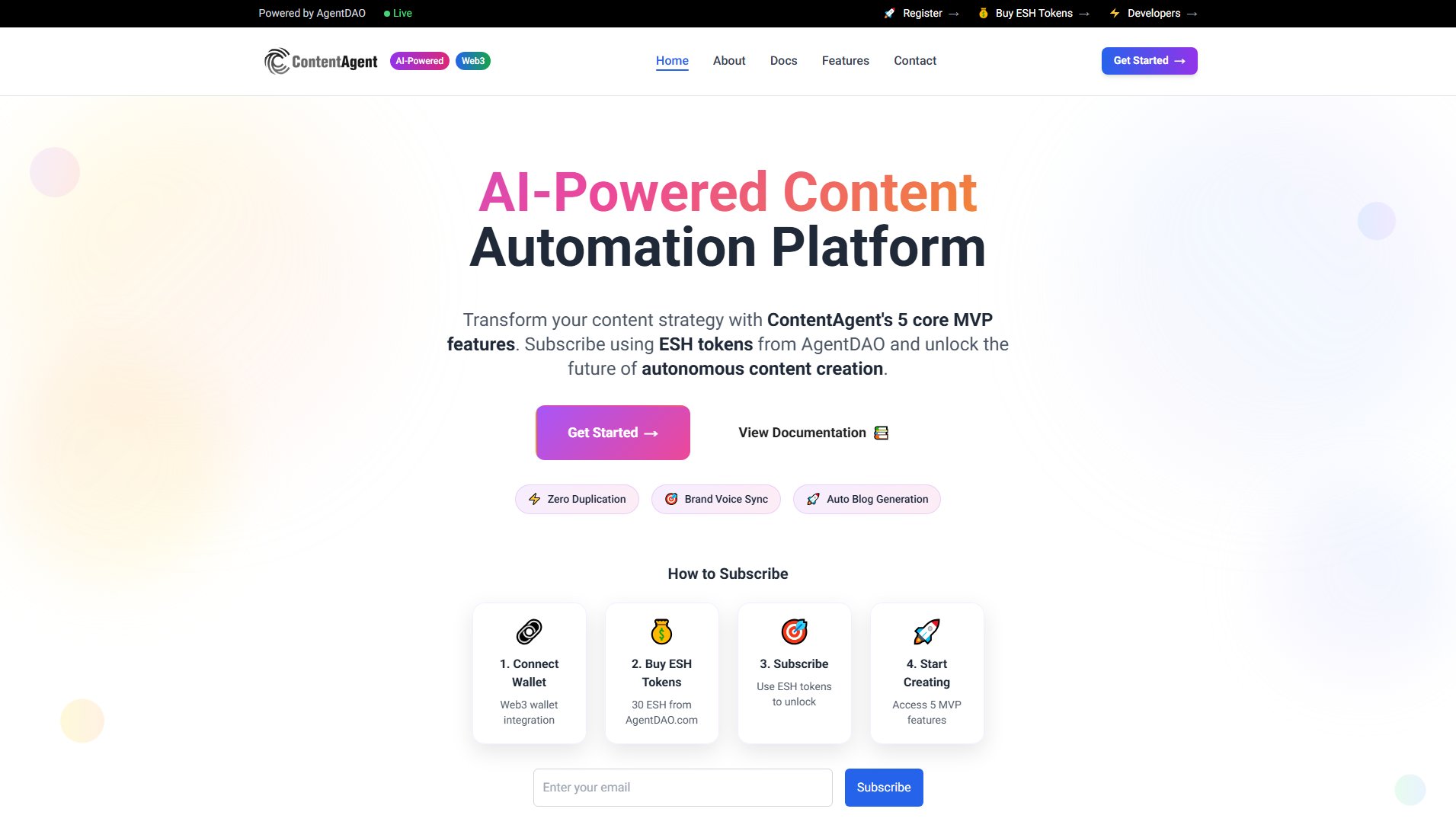 ContentAgent ContentAgent Interface & Screenshots ContentAgent ContentAgent Interface & Screenshots