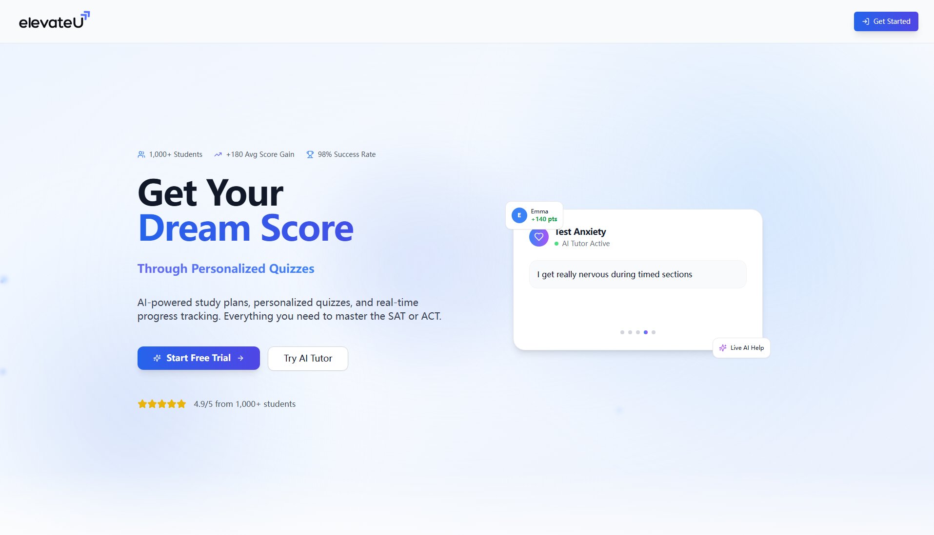 ElevateU ElevateU Interface & Screenshots