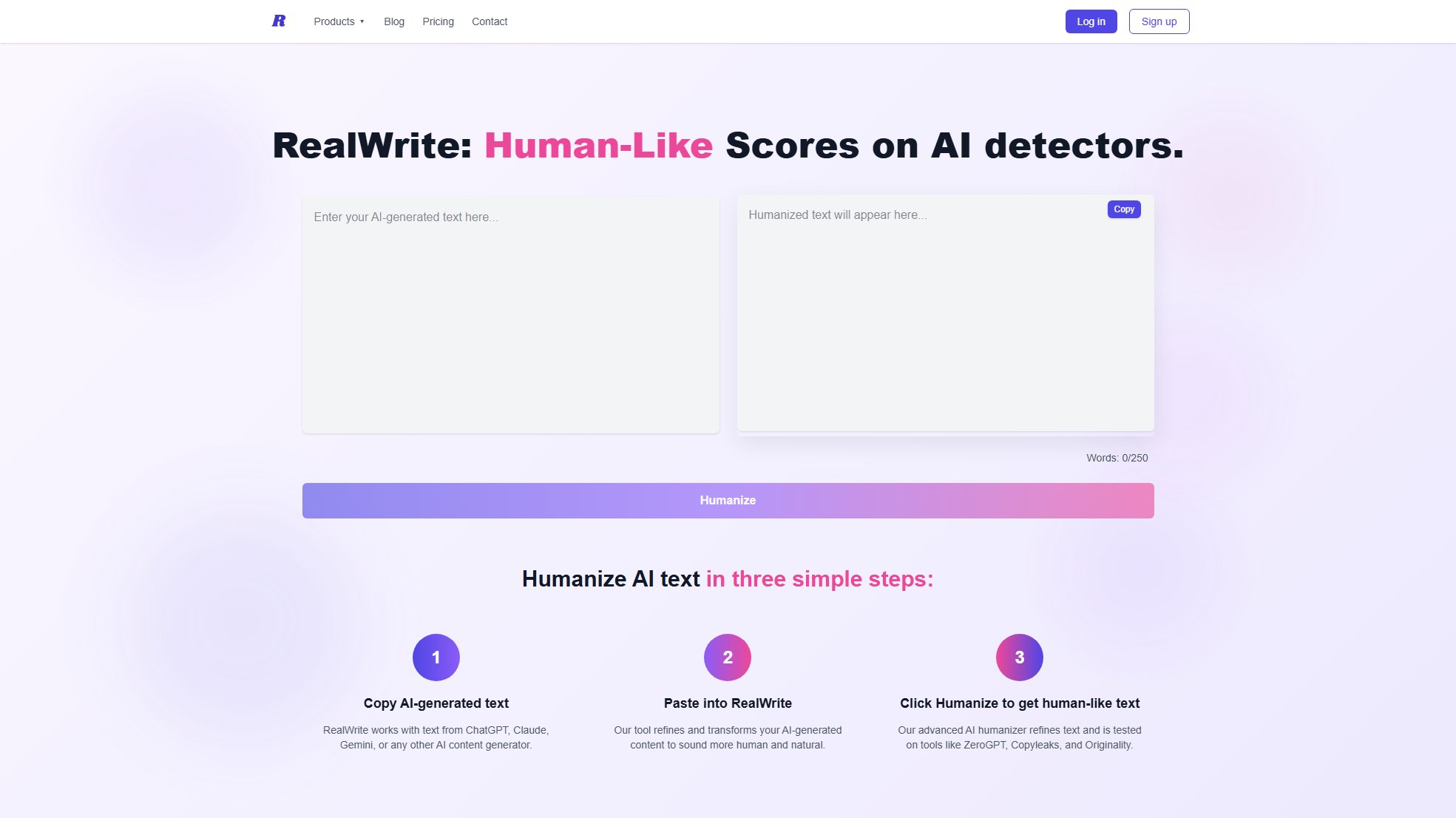 RealWrite RealWrite Interface & Screenshots
