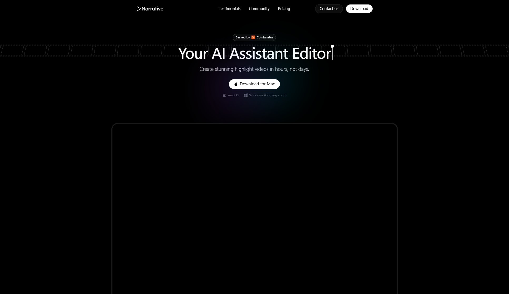 Narrative Narrative Interface & Screenshots Narrative Narrative Interface & Screenshots