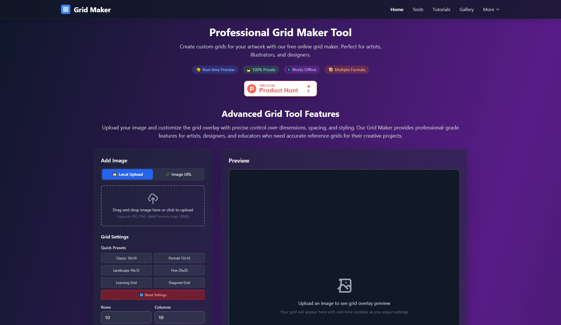 Grid Maker Grid Maker Interface & Screenshots