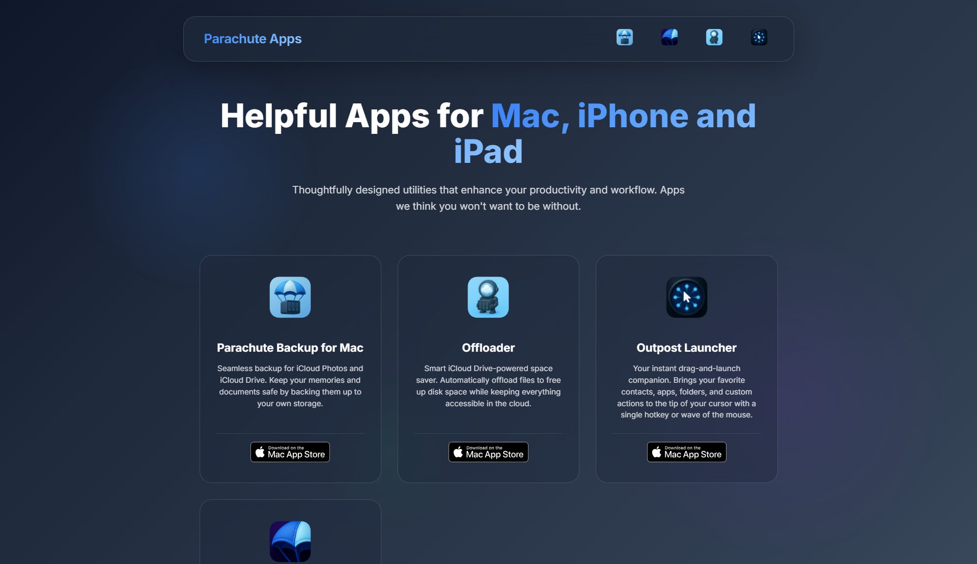 Parachute Apps Parachute Apps Interface & Screenshots Parachute Apps Parachute Apps Interface & Screenshots