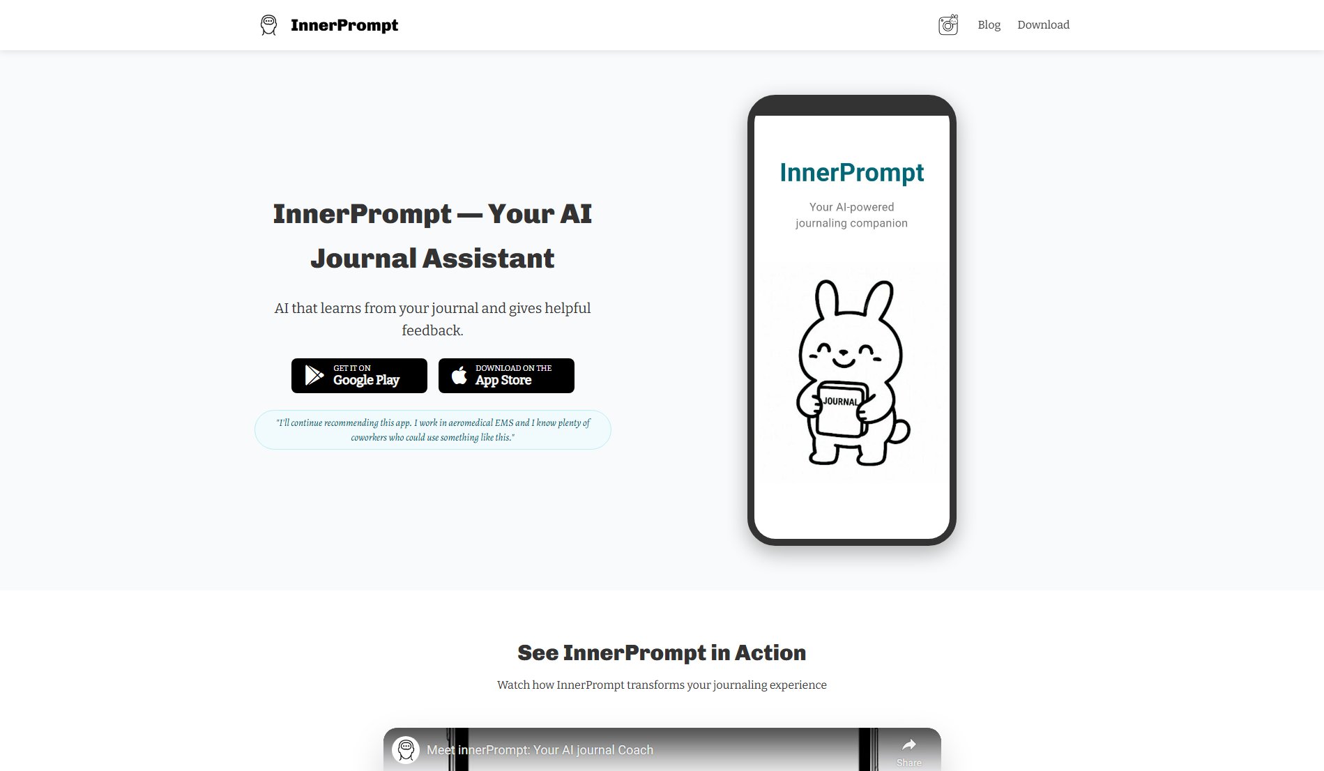 InnerPrompt InnerPrompt Interface & Screenshots