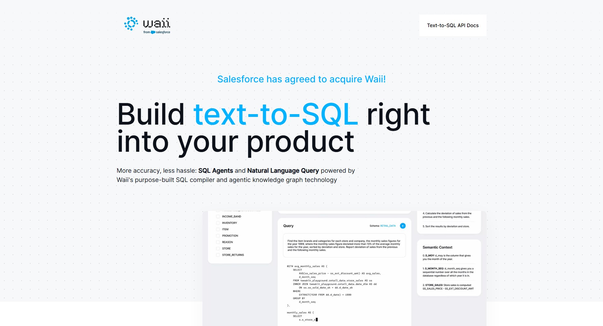 Waii.ai Waii.ai Interface & Screenshots Waii.ai Waii.ai Interface & Screenshots