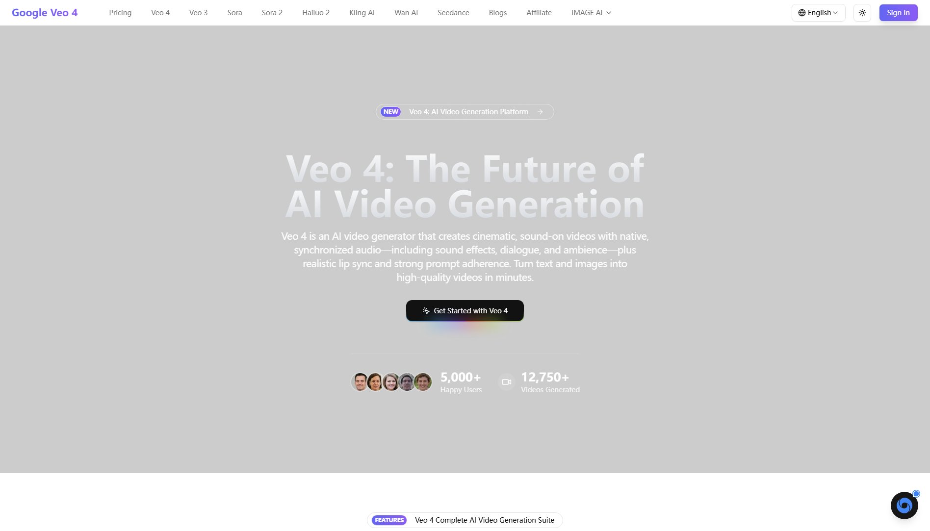 Veo 4 Veo 4 Interface & Screenshots Veo 4 Veo 4 Interface & Screenshots