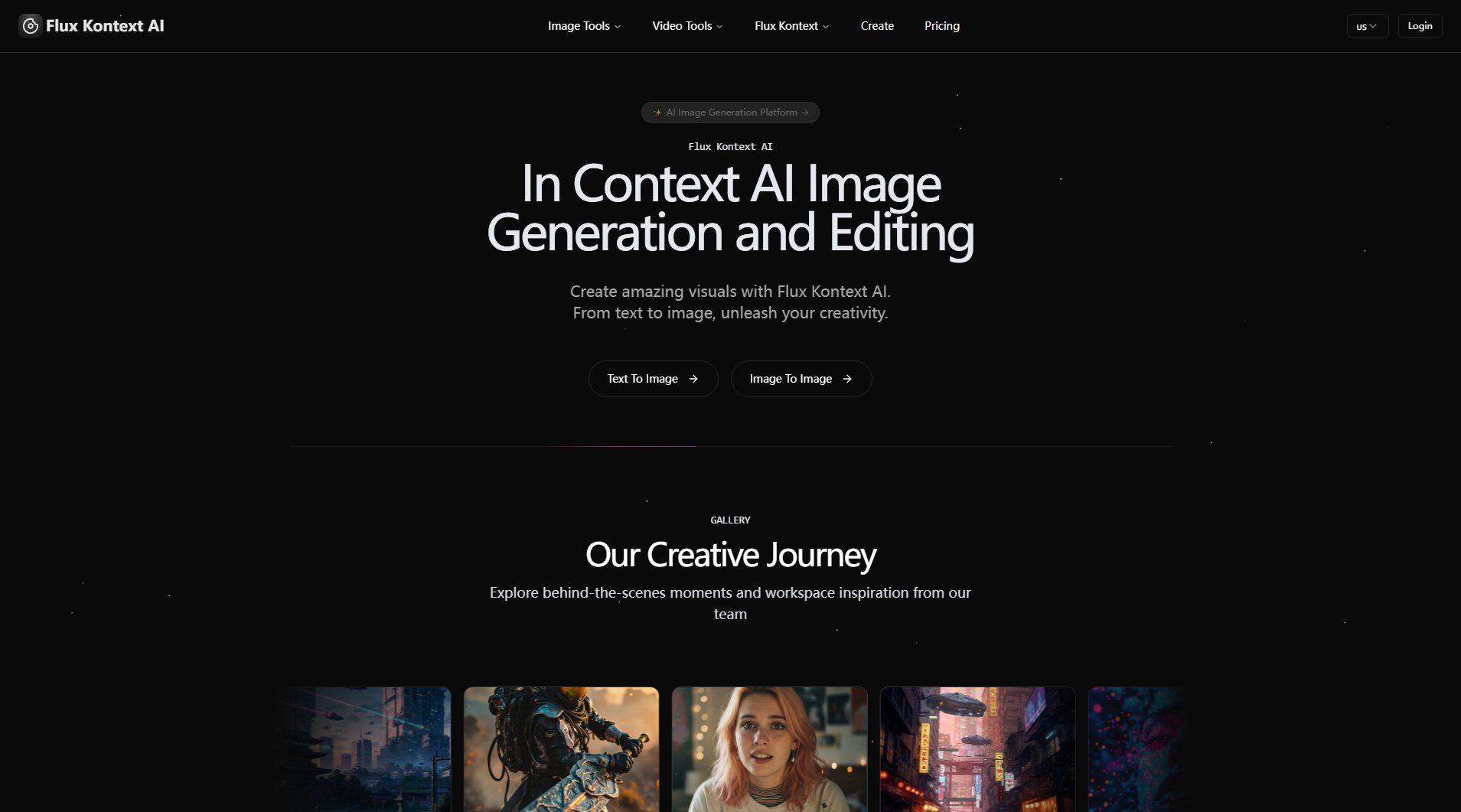Flux Kontext AI Screenshot Flux Kontext AI Screenshot