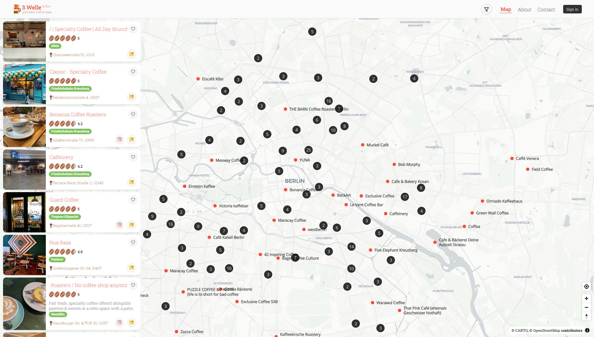 Berlin Coffee Map Berlin Coffee Map Interface & Screenshots Berlin Coffee Map Berlin Coffee Map Interface & Screenshots