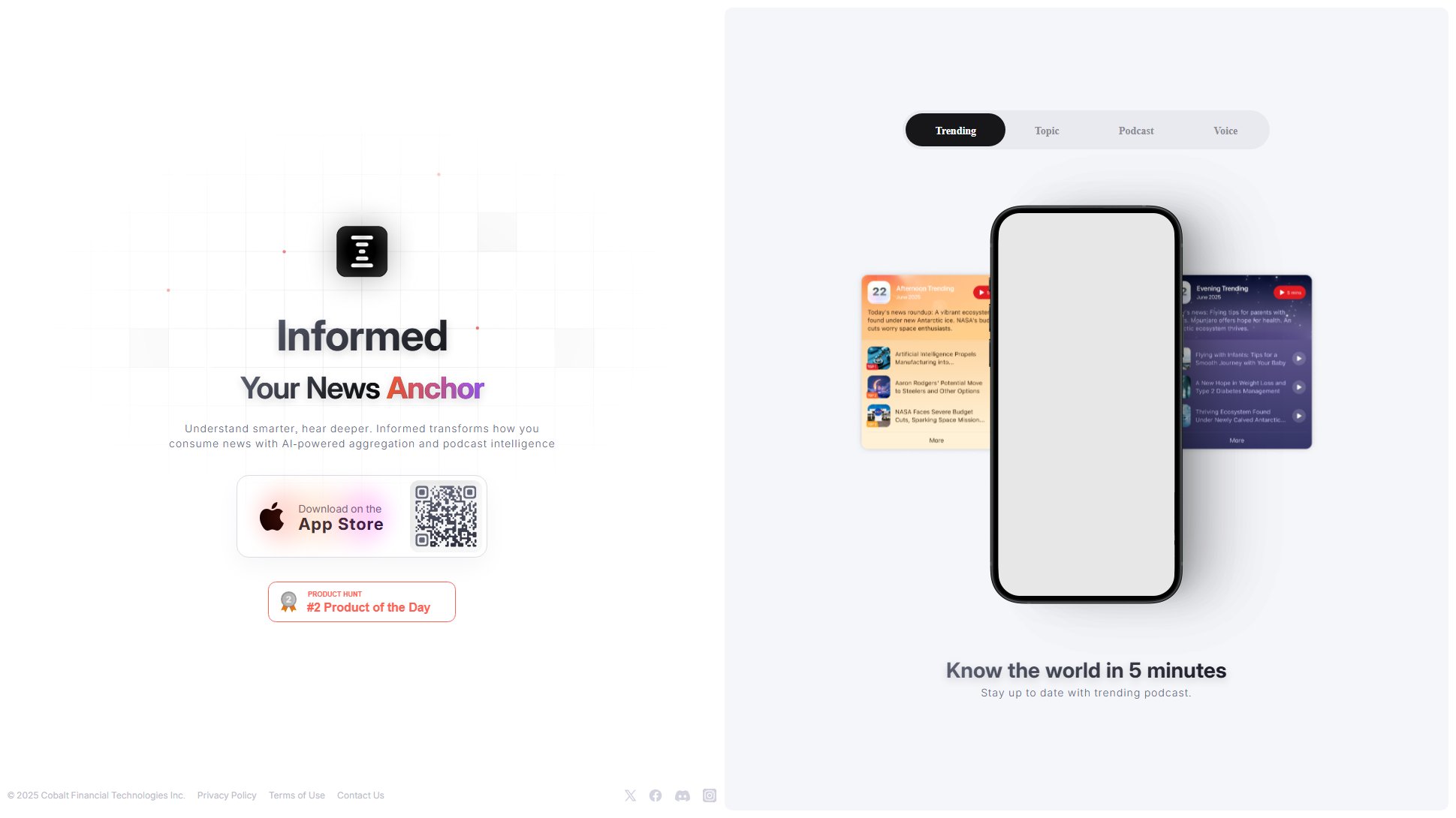 Informed Informed Interface & Screenshots Informed Informed Interface & Screenshots