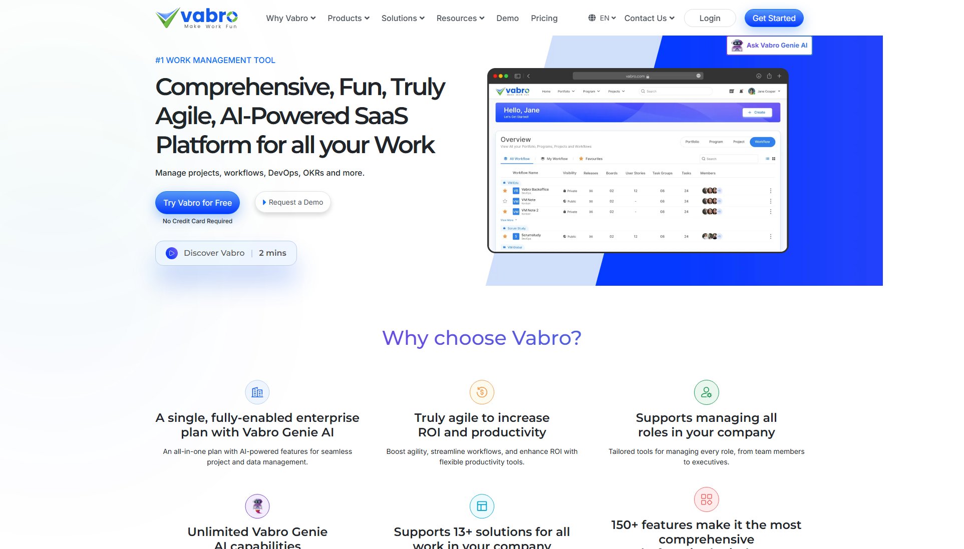 Vabro Vabro Interface & Screenshots