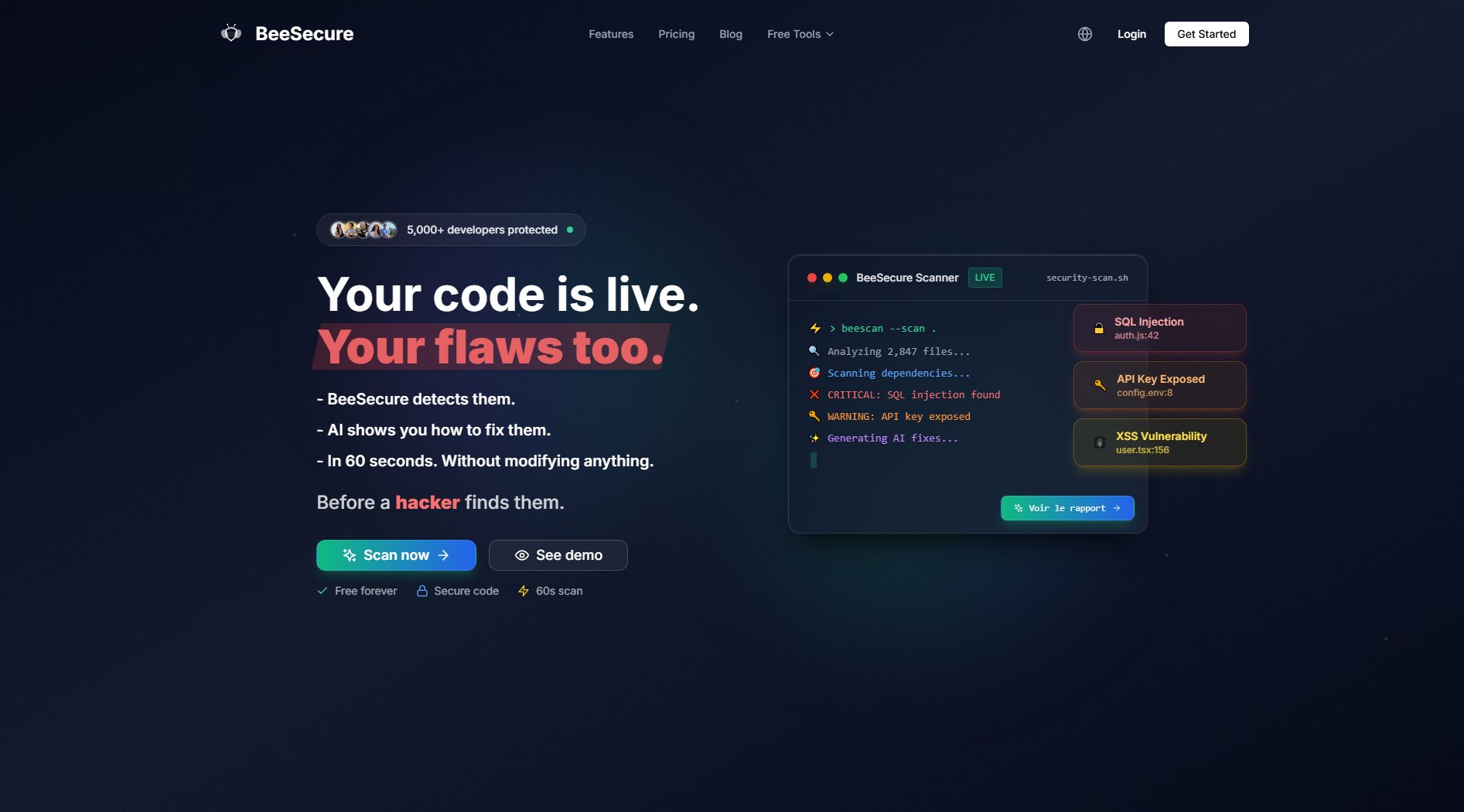 BeeSecure Screenshot