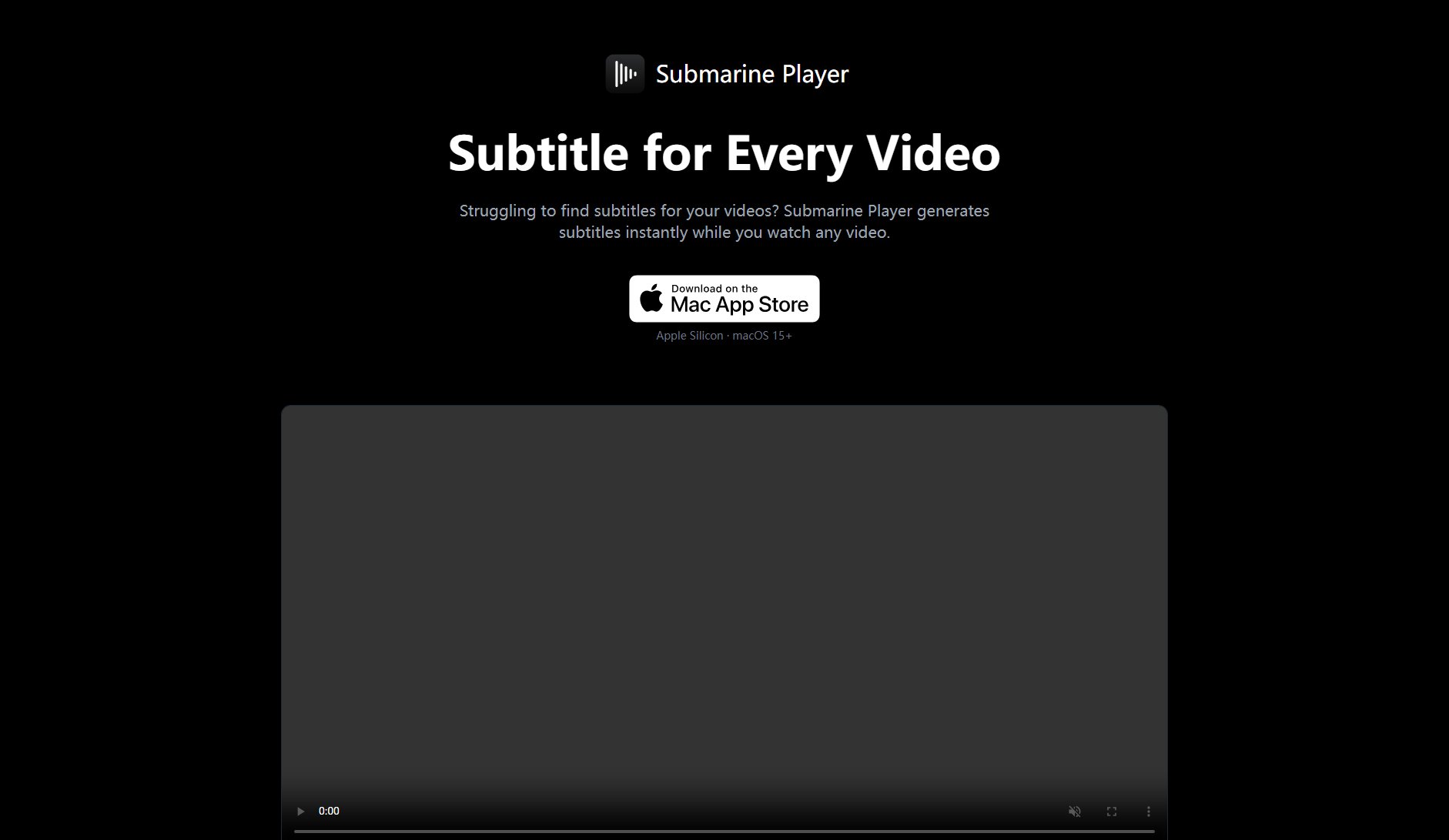 Submarine Player Submarine Player Interface & Screenshots Submarine Player Submarine Player Interface & Screenshots