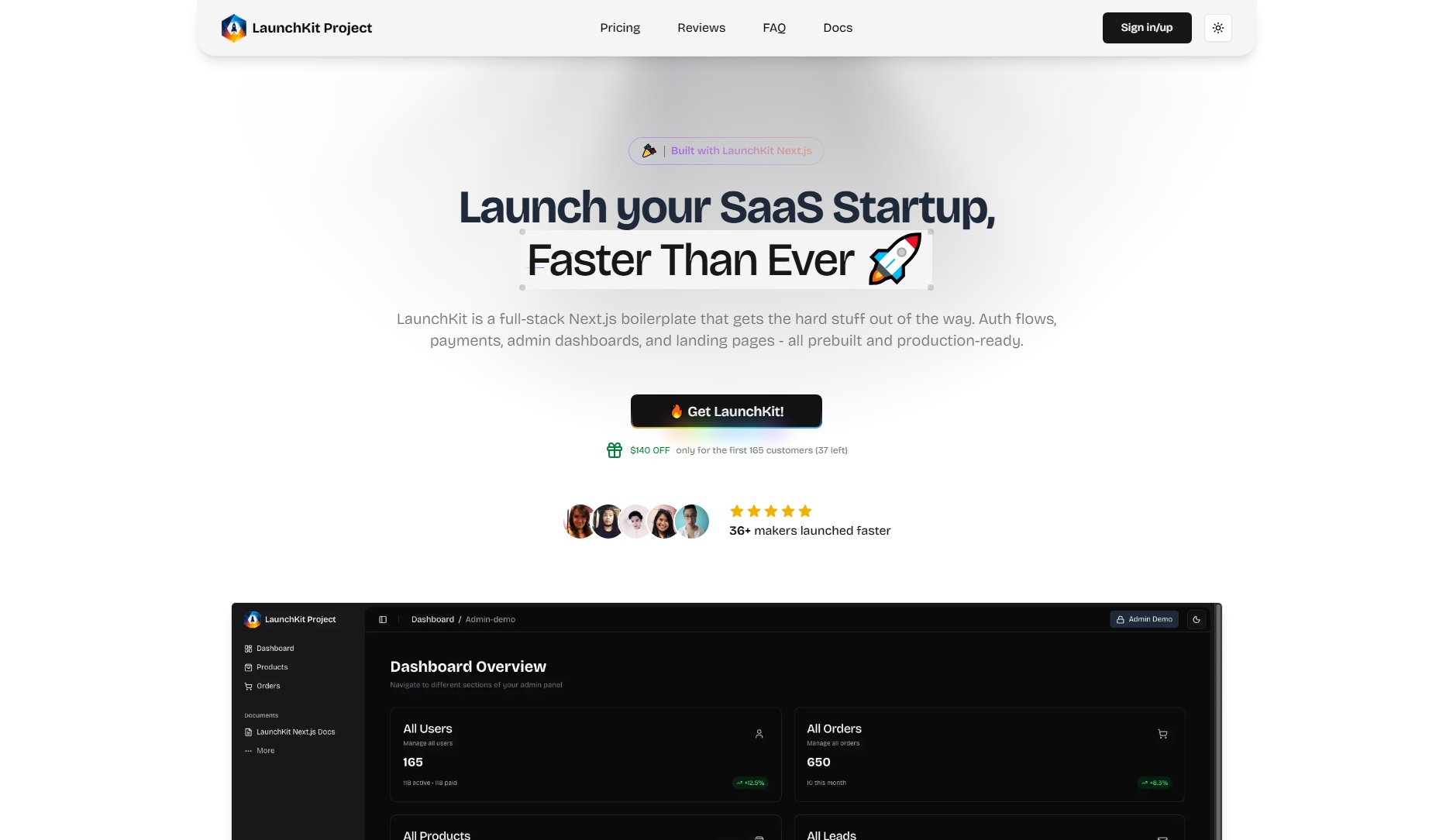 LaunchKit LaunchKit Interface & Screenshots LaunchKit LaunchKit Interface & Screenshots