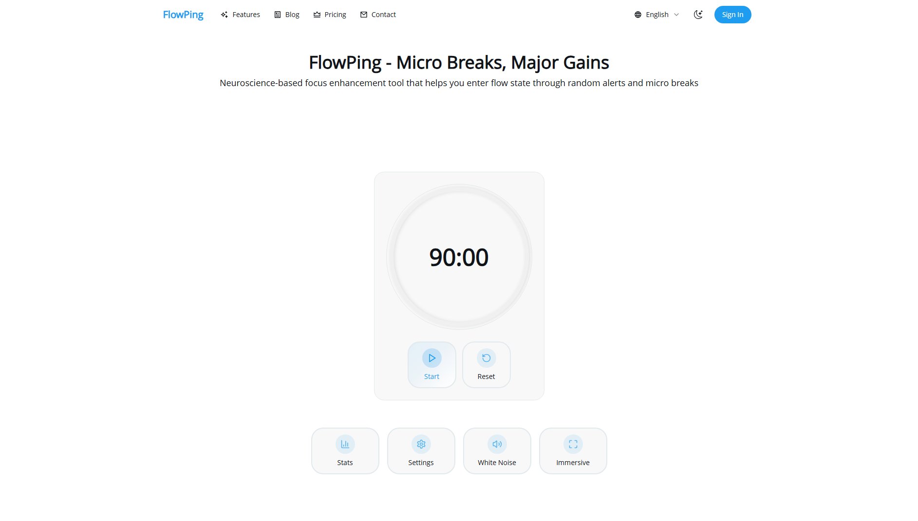 FlowPing FlowPing Interface & Screenshots FlowPing FlowPing Interface & Screenshots