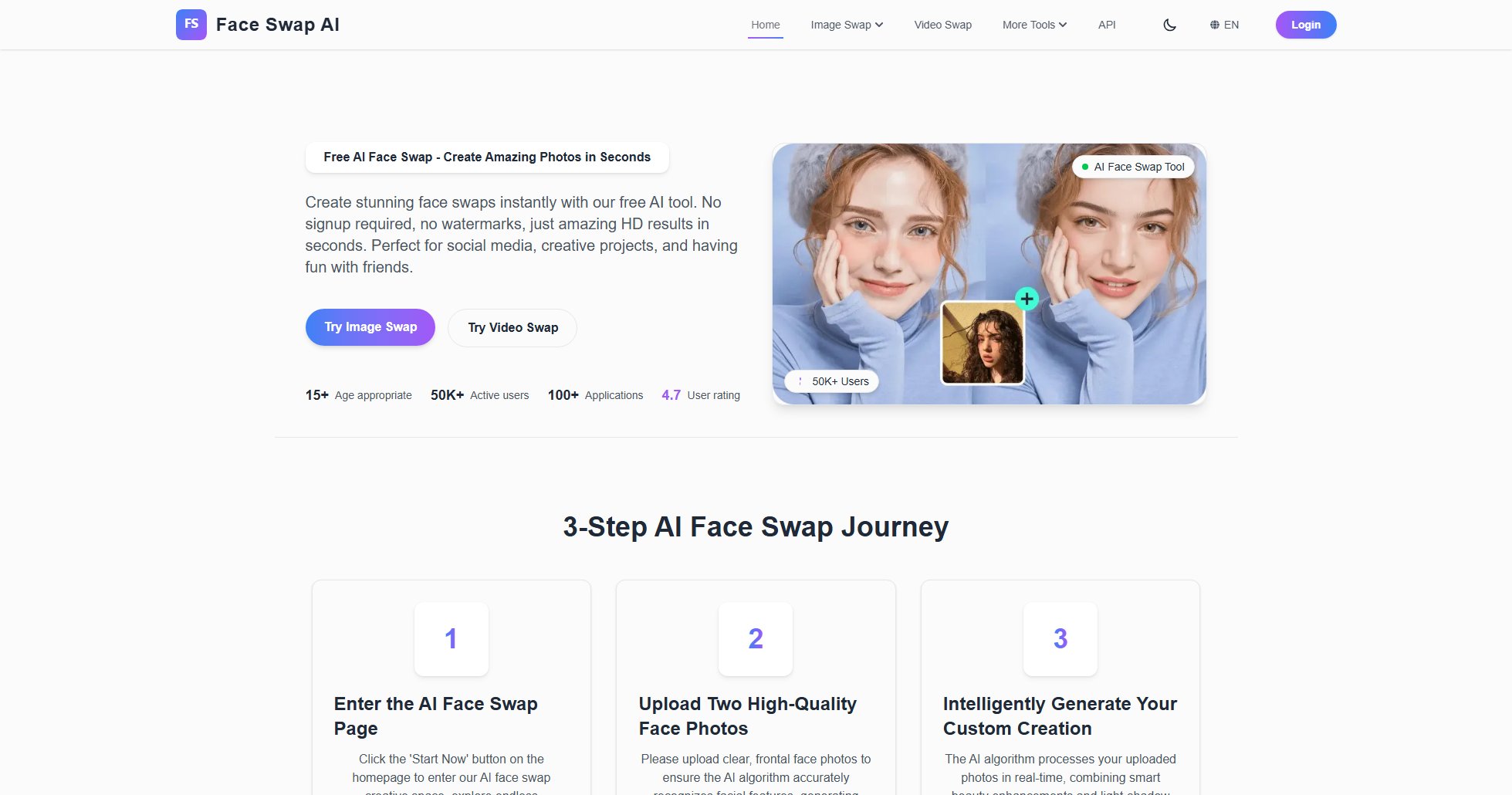 FaceSwapAI FaceSwapAI Interface & Screenshots