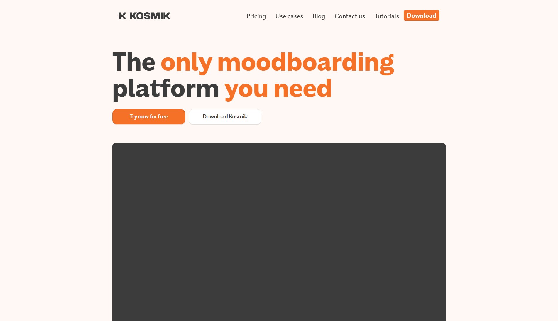 Kosmik Kosmik Interface & Screenshots