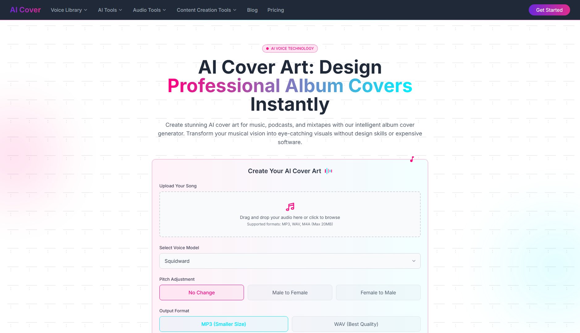 AI Cover Art Generator AI Cover Art Generator Interface & Screenshots AI Cover Art Generator AI Cover Art Generator Interface & Screenshots