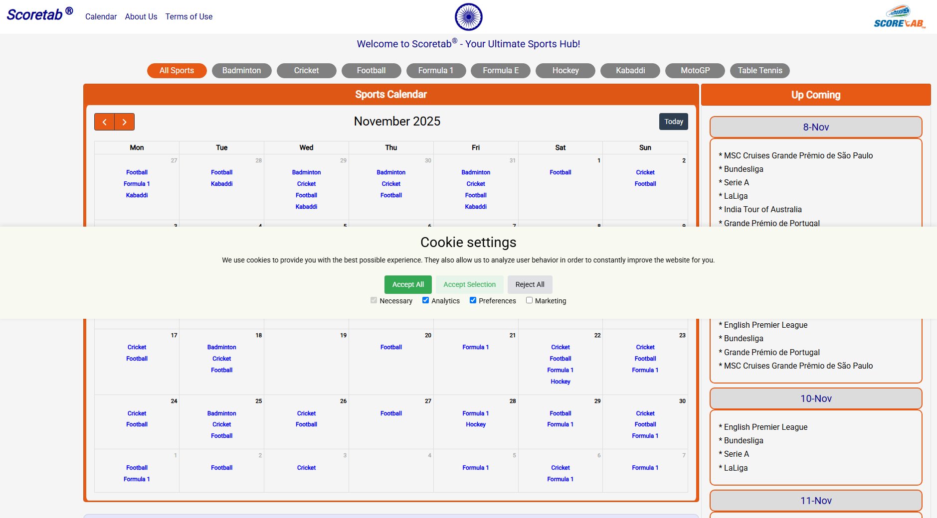 Scoretab Scoretab Interface & Screenshots Scoretab Scoretab Interface & Screenshots