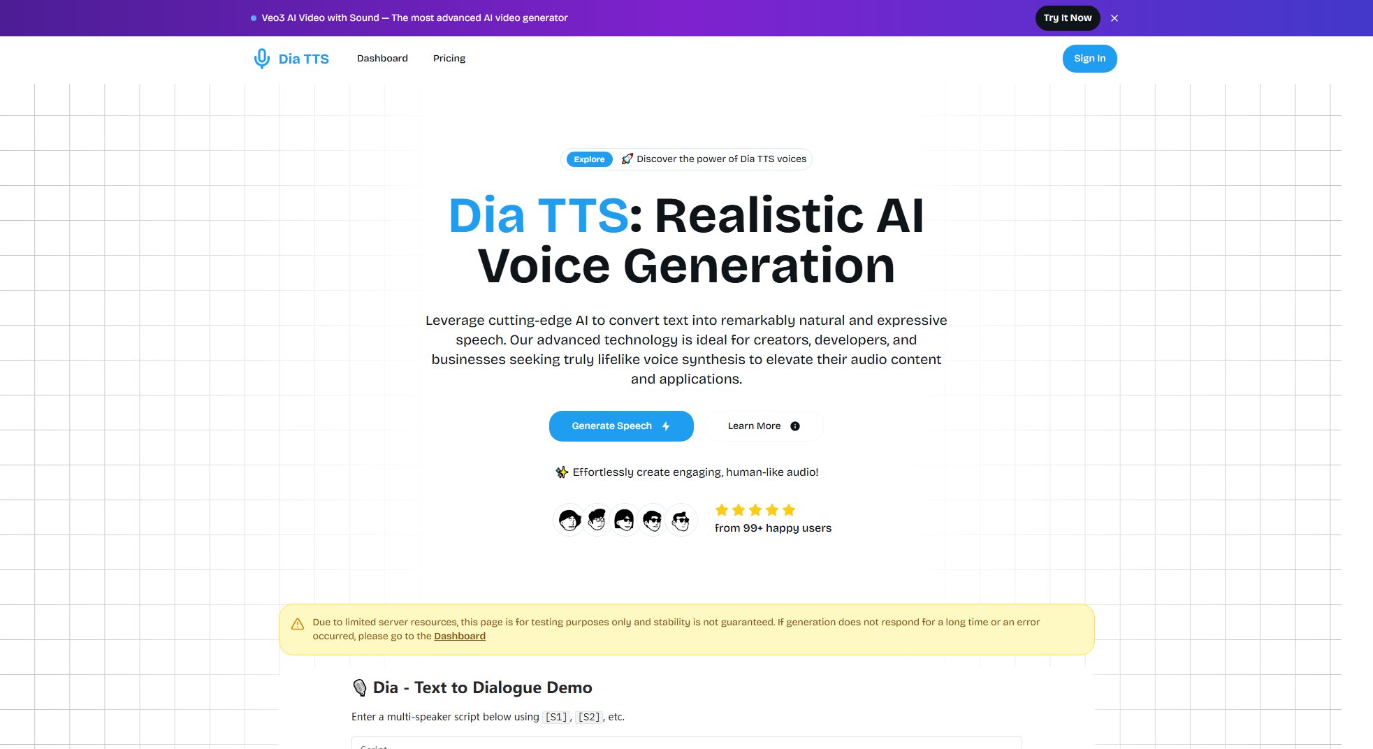 Dia TTS Dia TTS Interface & Screenshots Dia TTS Dia TTS Interface & Screenshots