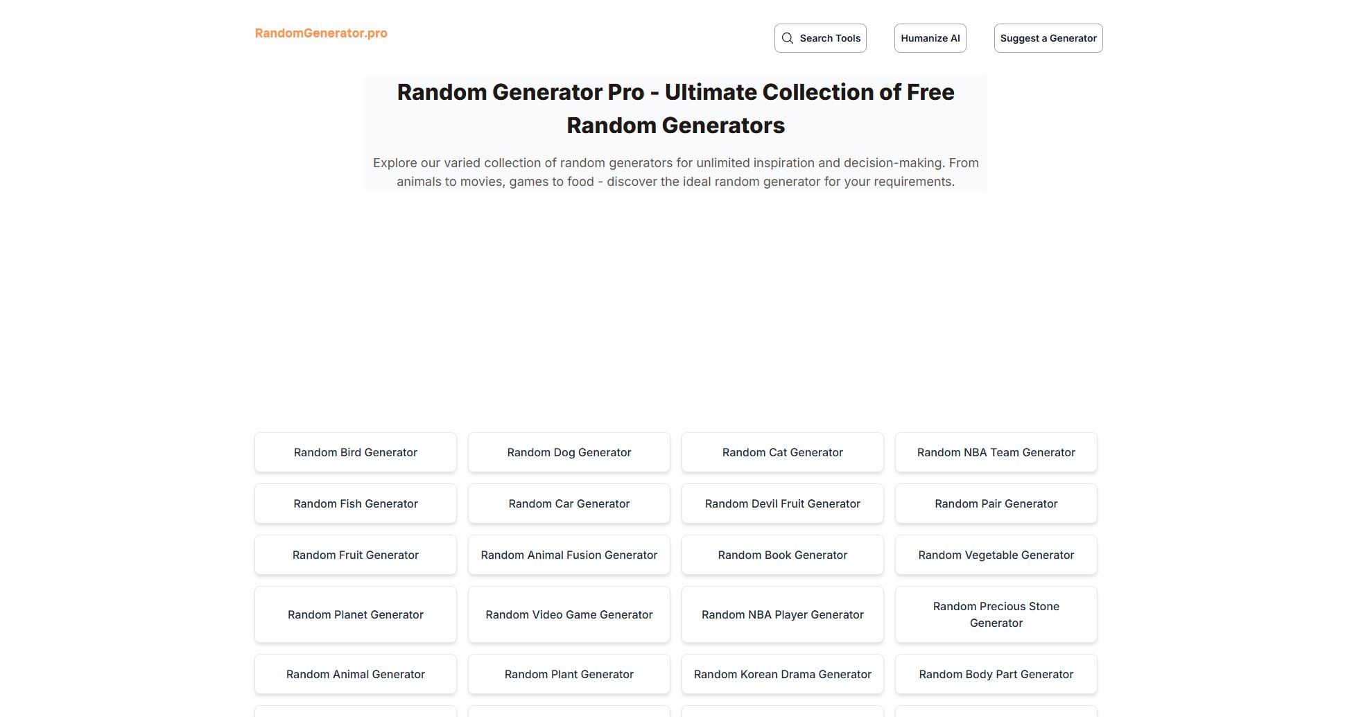 Random Generator Pro Random Generator Pro Interface & Screenshots Random Generator Pro Random Generator Pro Interface & Screenshots