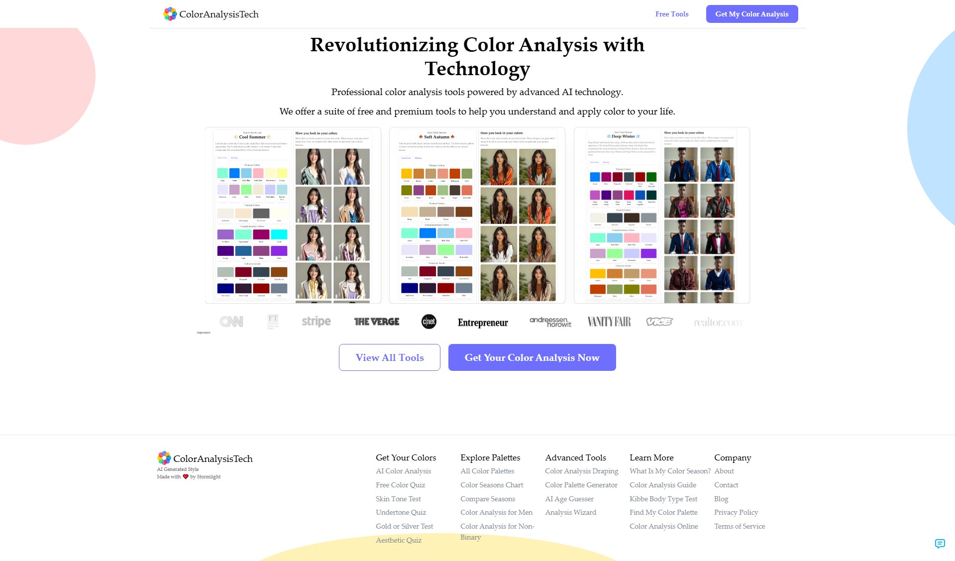 ColorAnalysisTech ColorAnalysisTech Interface & Screenshots