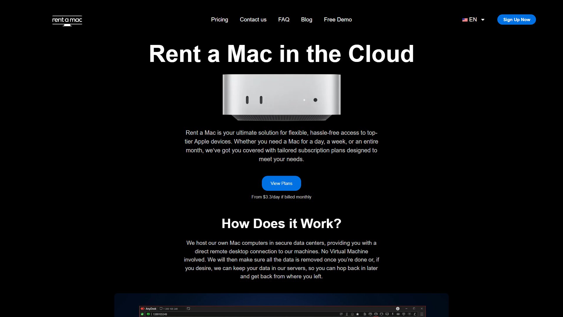 Rent a Mac Screenshot Rent a Mac Screenshot