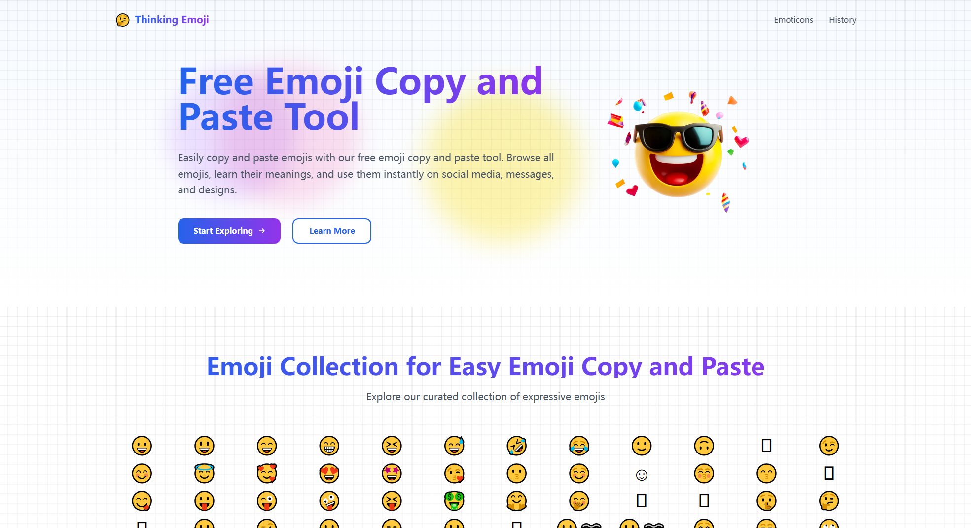 Thinking Emoji Thinking Emoji Interface & Screenshots