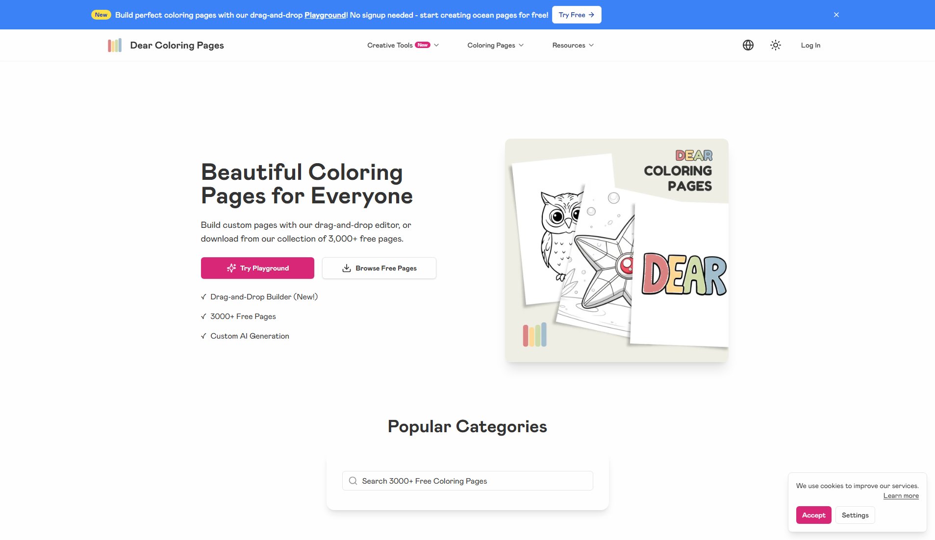 Dear Coloring Pages Dear Coloring Pages Interface & Screenshots