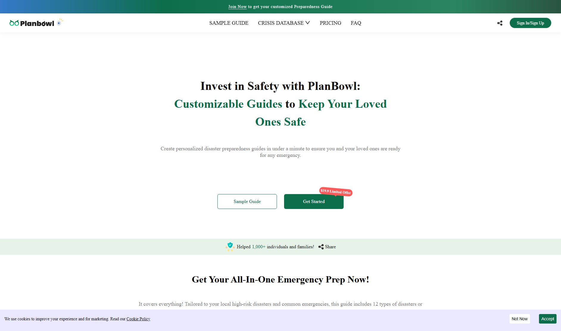 PlanBowl PlanBowl Interface & Screenshots