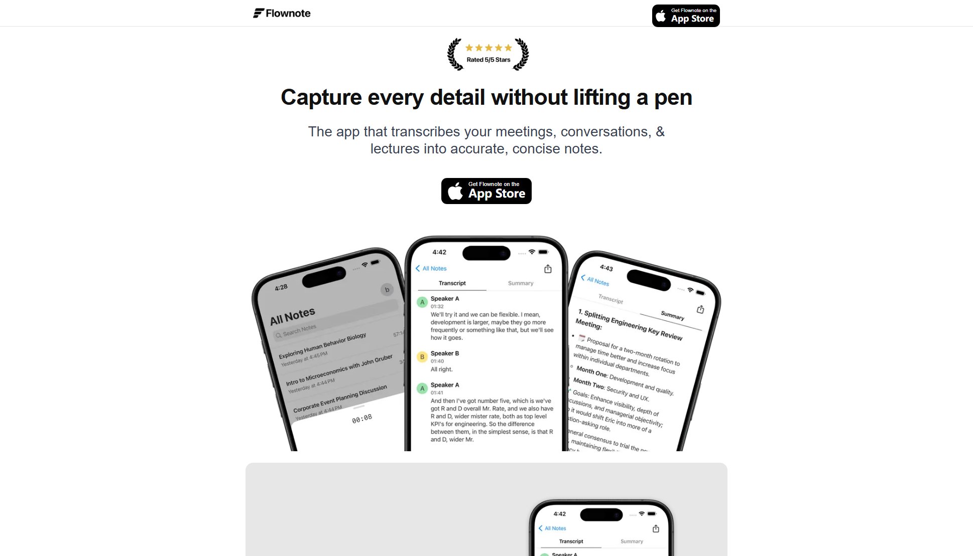 Flownote Flownote Interface & Screenshots