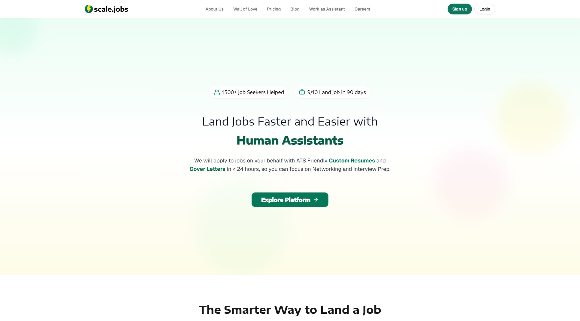 Scale.jobs Screenshot