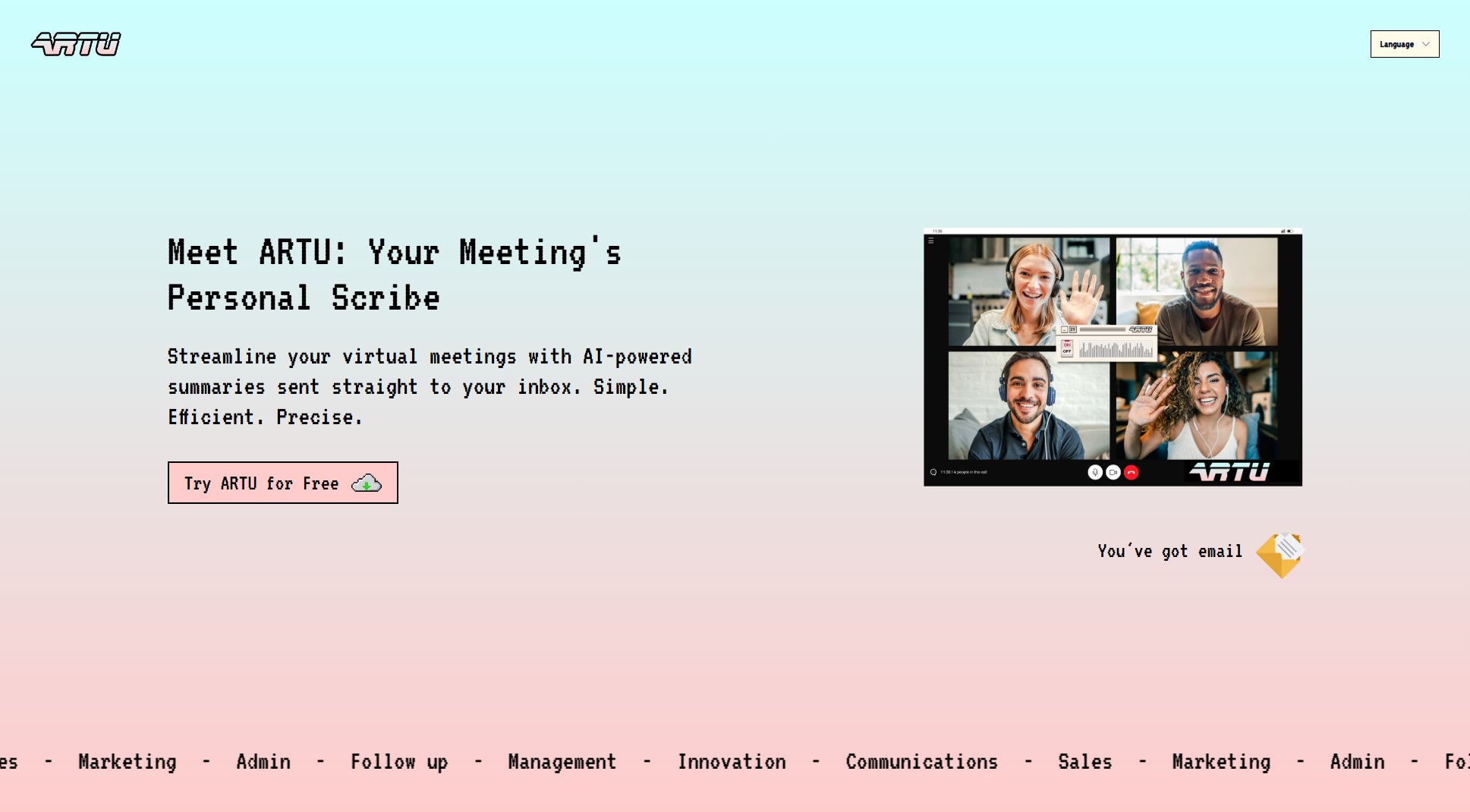 ARTU ARTU Interface & Screenshots ARTU ARTU Interface & Screenshots