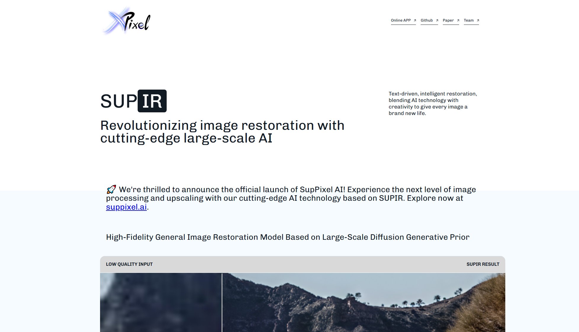 SUPIR SUPIR Interface & Screenshots
