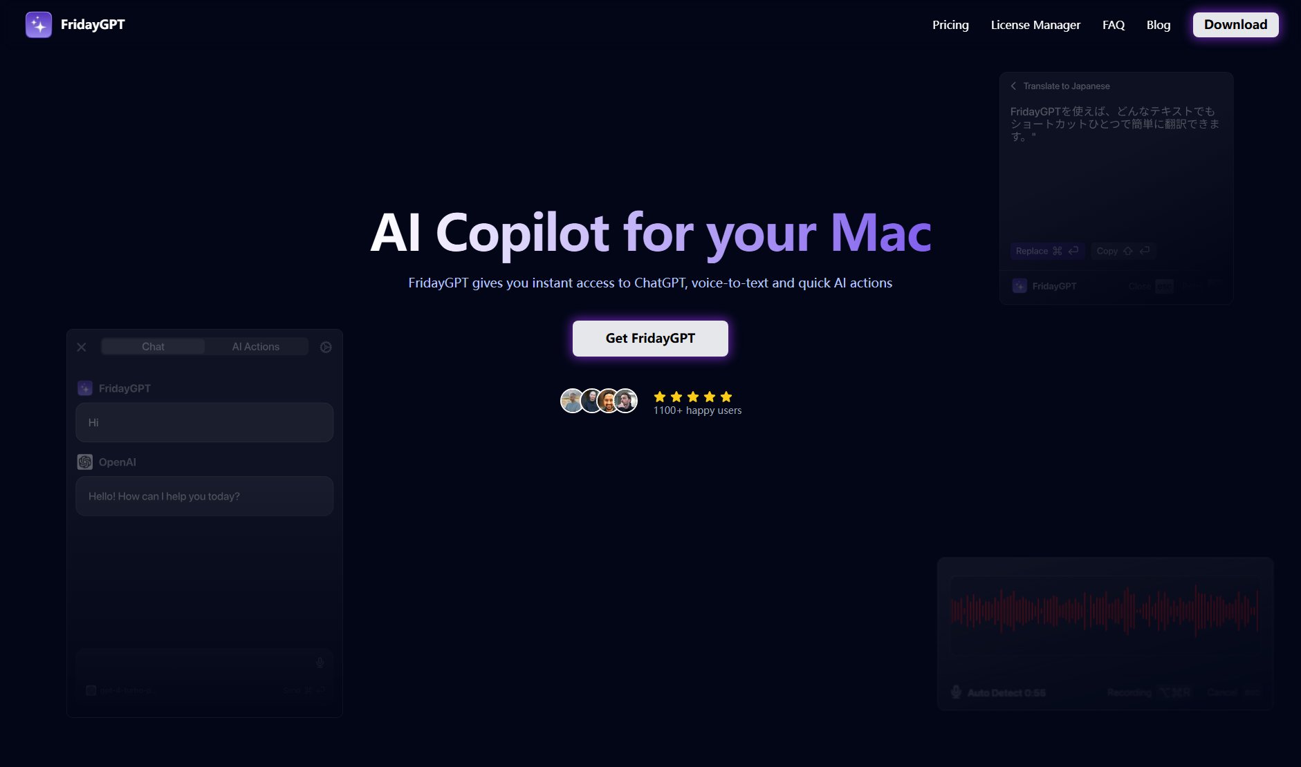 FridayGPT FridayGPT Interface & Screenshots FridayGPT FridayGPT Interface & Screenshots