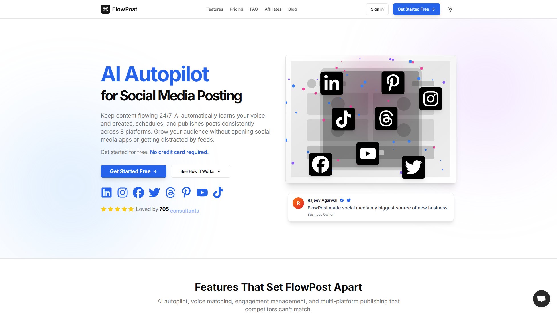 FlowPost FlowPost Interface & Screenshots