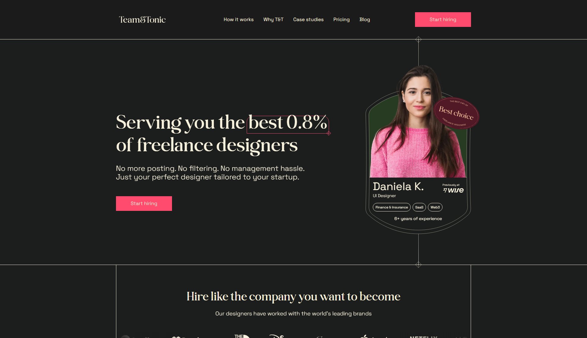 Team&Tonic Team&Tonic Interface & Screenshots