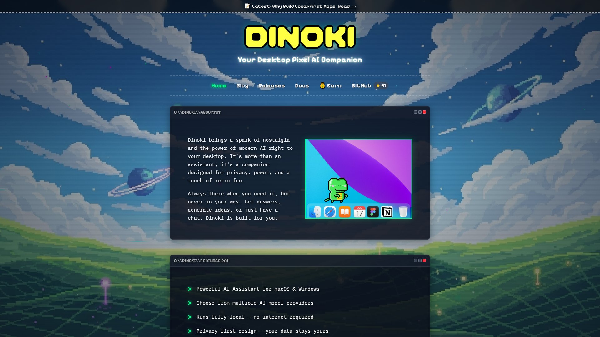 Dinoki Screenshot Dinoki Screenshot