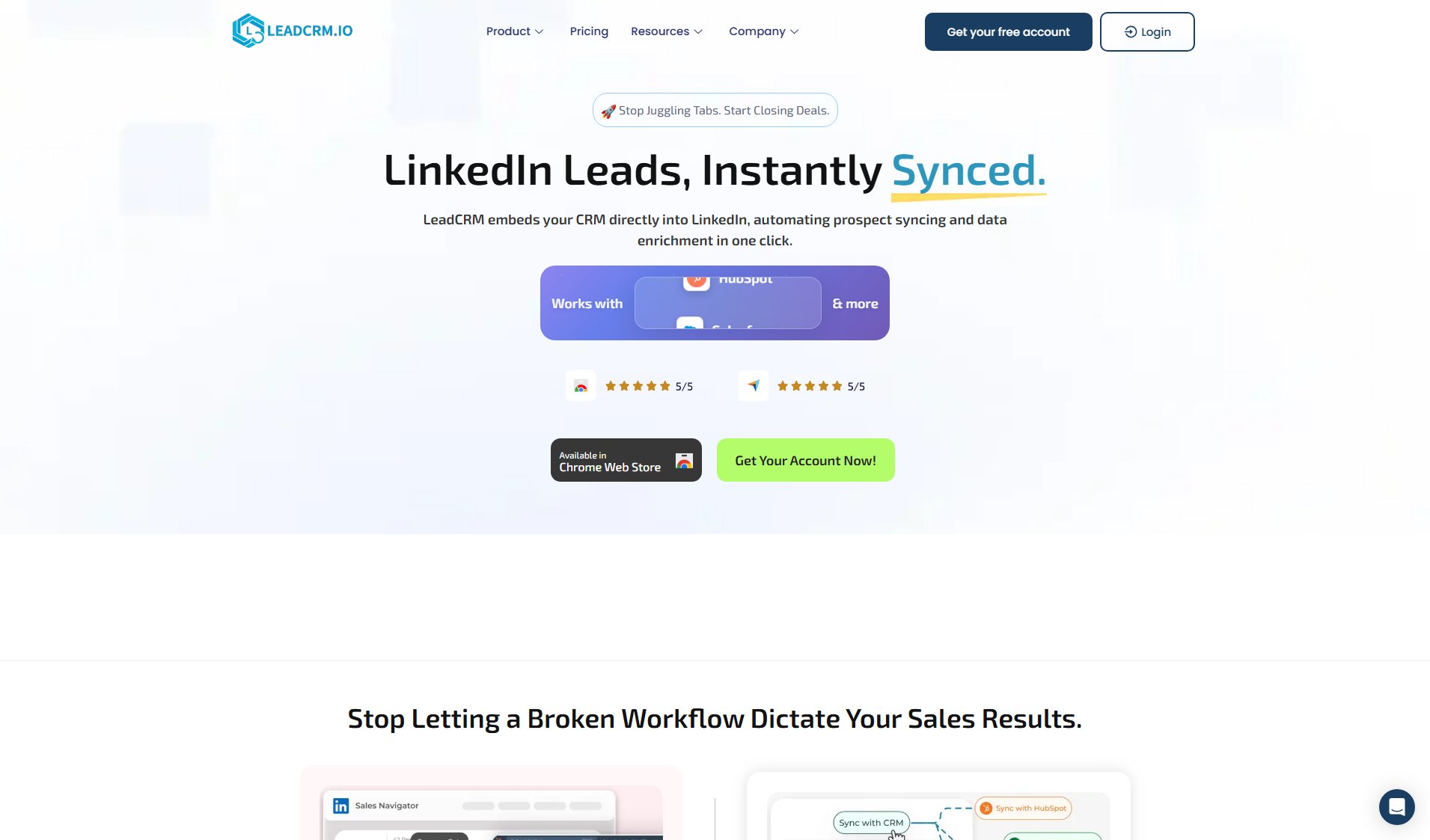 LeadCRM Screenshot