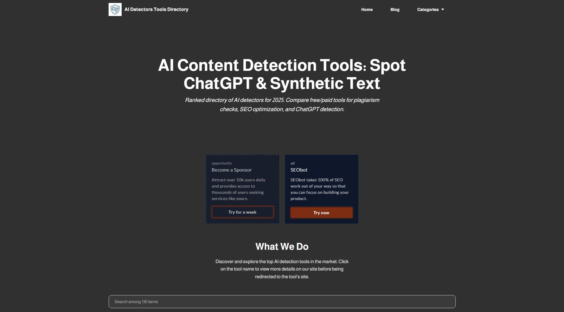 AI Content Detection Tools AI Content Detection Tools Interface & Screenshots