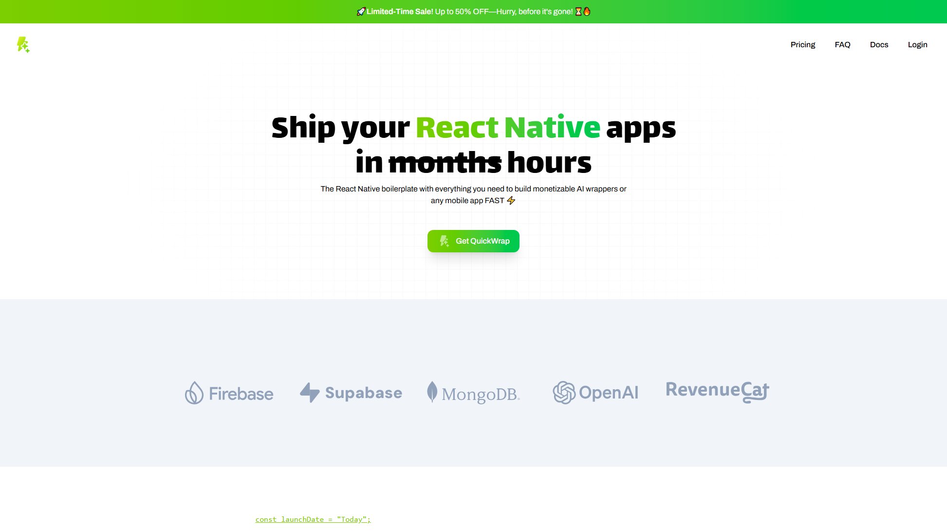 QuickWrap QuickWrap Interface & Screenshots QuickWrap QuickWrap Interface & Screenshots